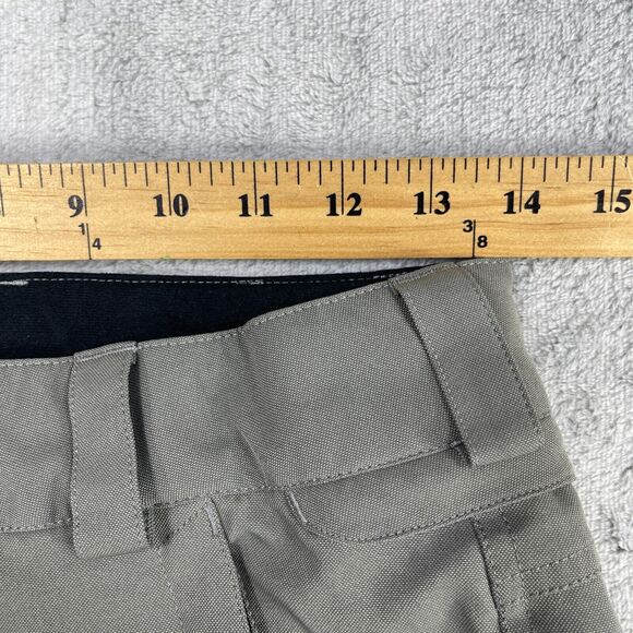 Volcom True To This Freakin Snow Chino Pants Boys L 12Y Gray Pockets Zip Fly - Picture 12 of 14